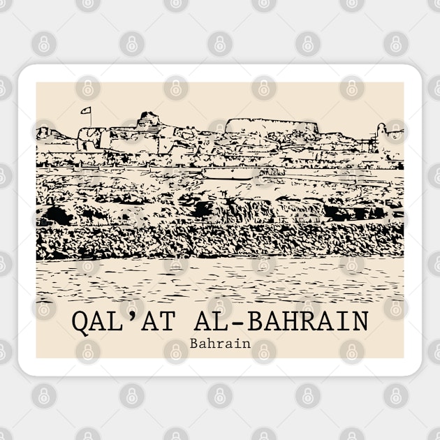 Qal’at al-Bahrain - Bahrain Magnet by Lakeric